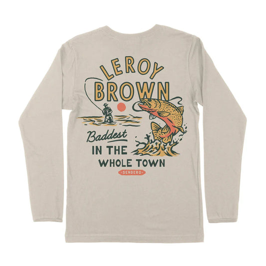 Men's Clothing | Leroy Brown Long Sleeve T-Shirt Sand / Large