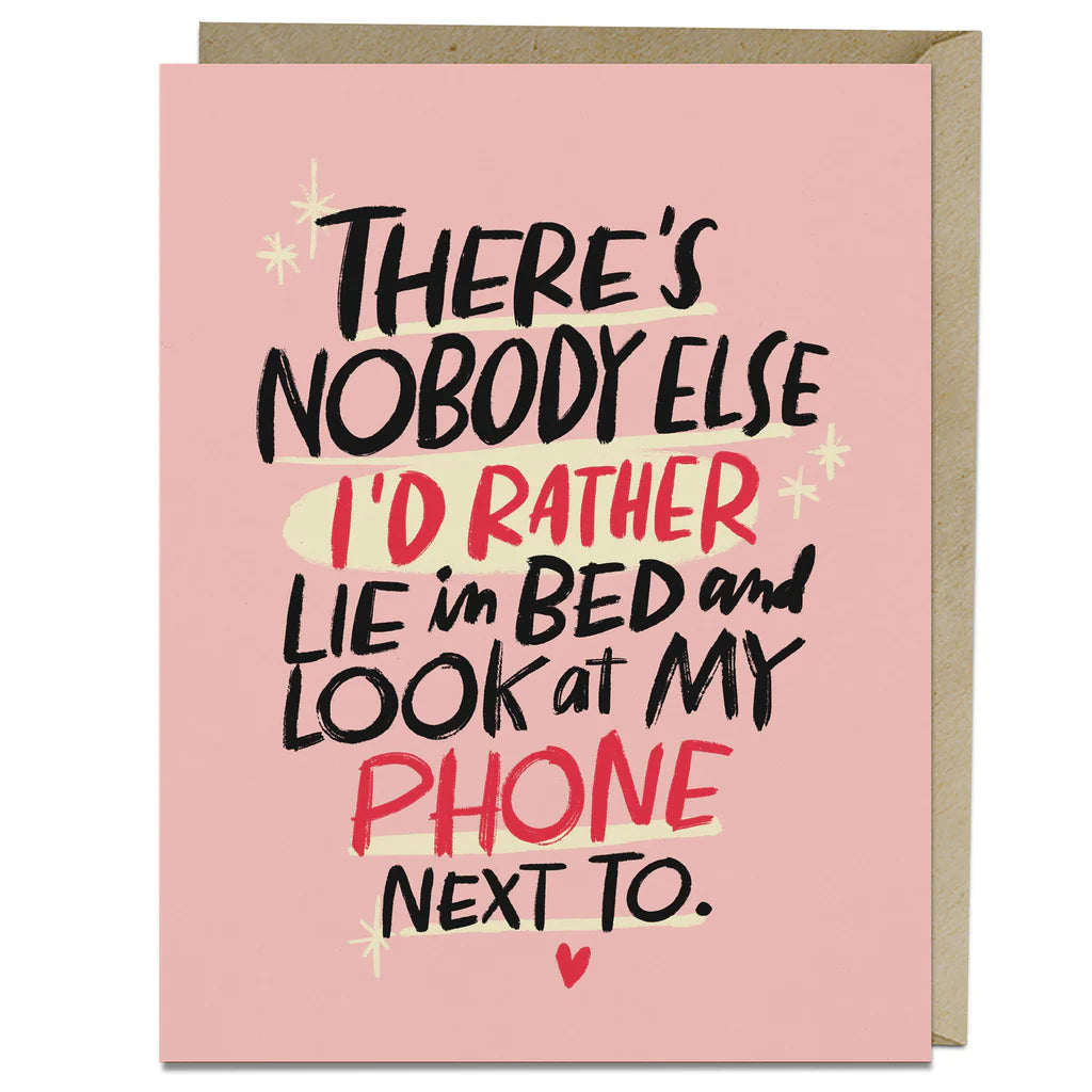 Stationery | Card Look At My Phone Next To
