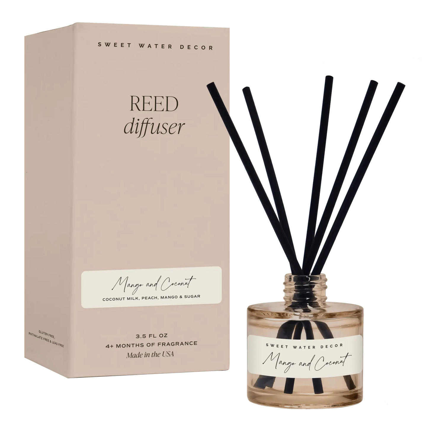 Home | Reed Diffuser Mango and Coconut