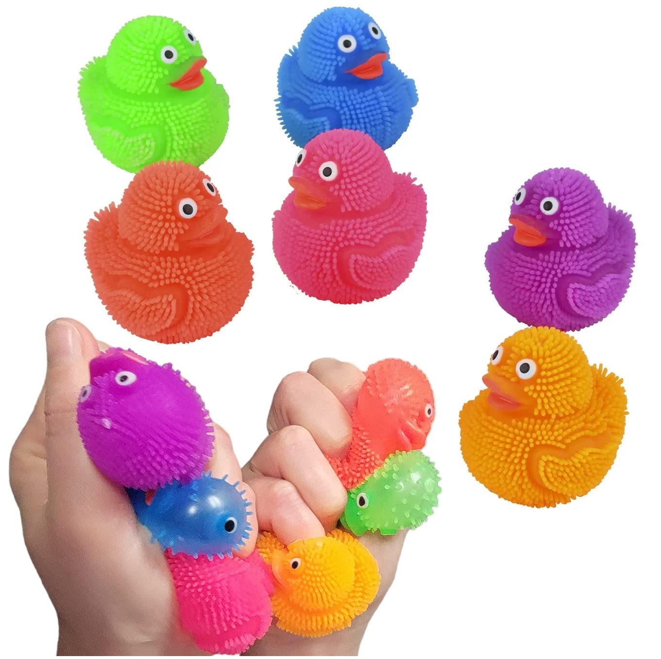 Mini Puffer Ducky Squishy 2"