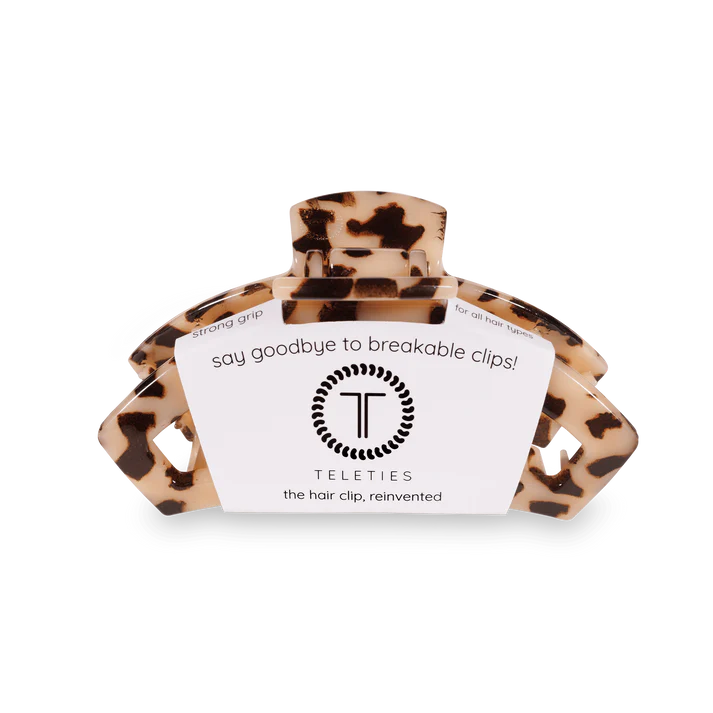 Teleties | Open Medium Blonde Tortoise Hair Clip
