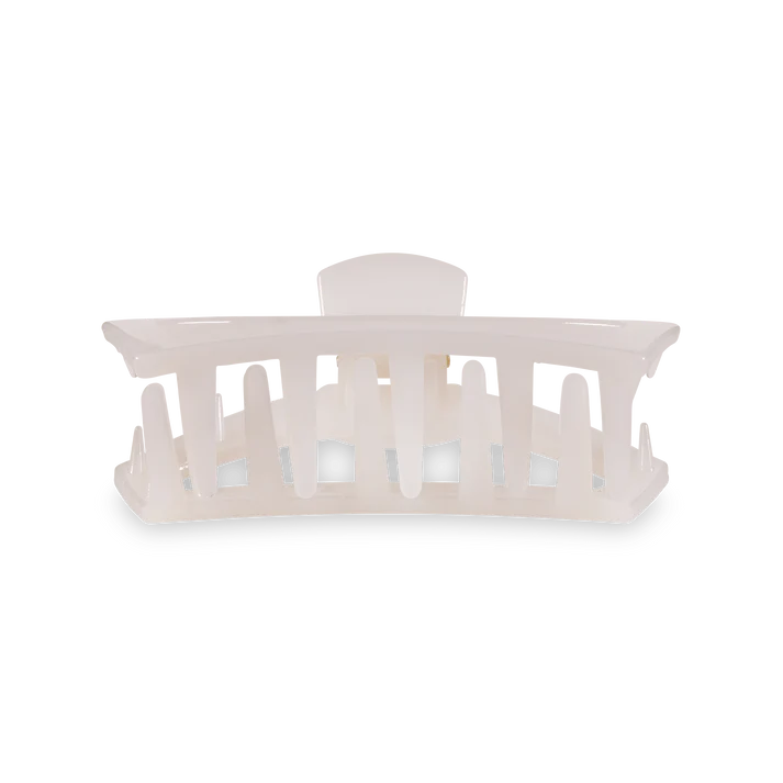 Teleties | Open Medium Coconut White Hair Clip