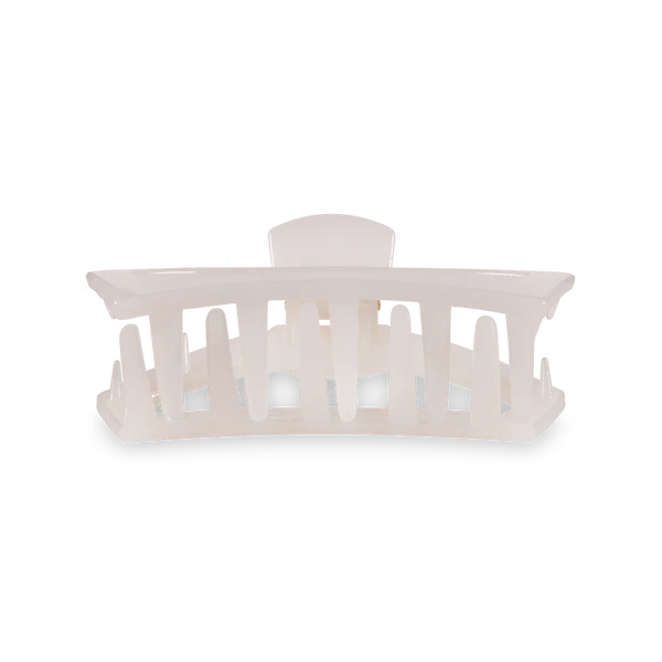 Teleties Hair Clip - Medium Open Coconut White