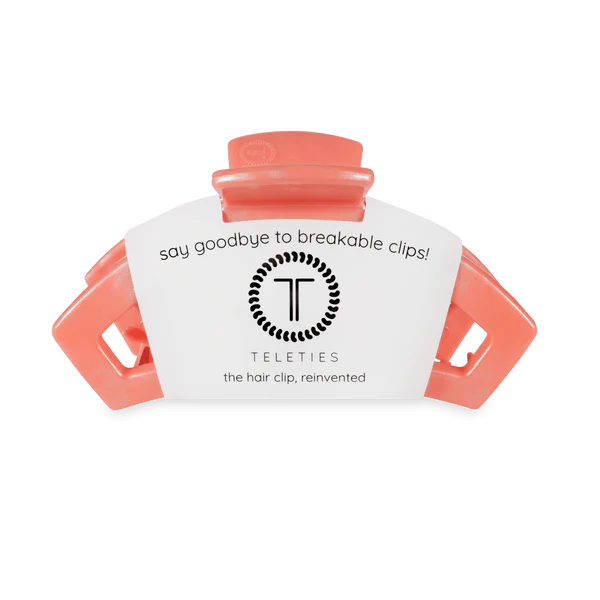 Teleties Hair Clip - Open Medium Dreamsicle
