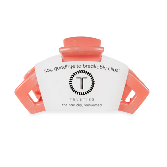 Teleties Hair Clip - Open Medium Dreamsicle