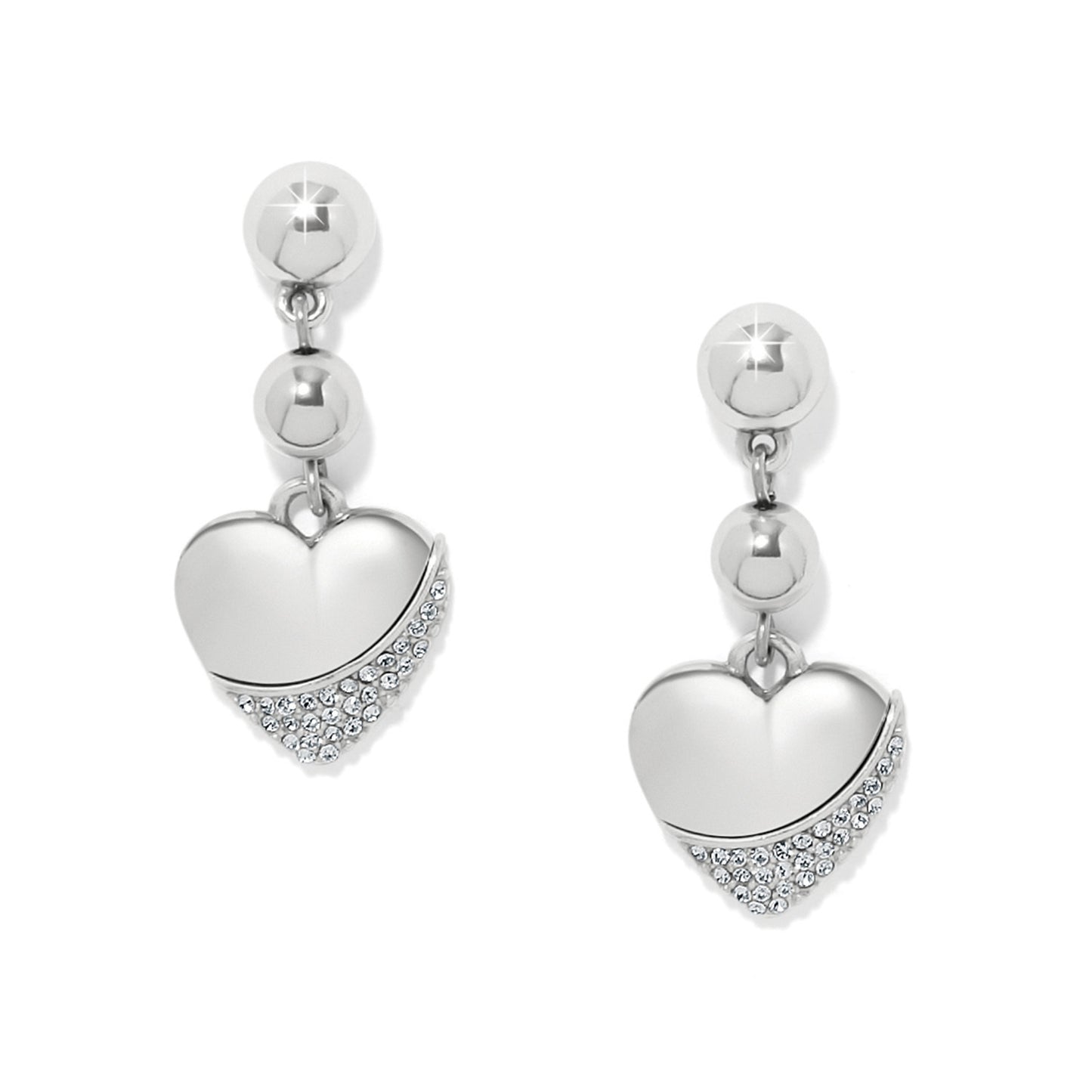 Brighton Meridian Petite Heart Wave Post Earrings