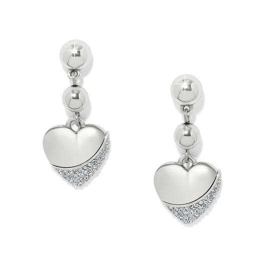 Brighton Meridian Petite Heart Wave Post Earrings