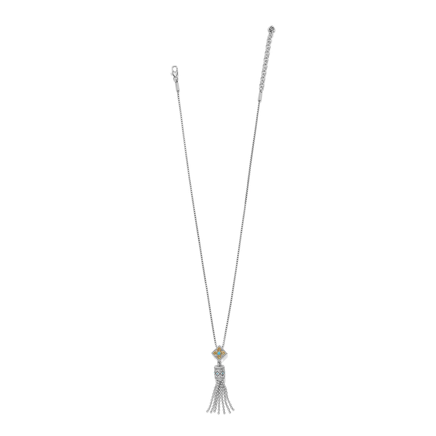 Mosaic Cerrillos Tassel Necklace