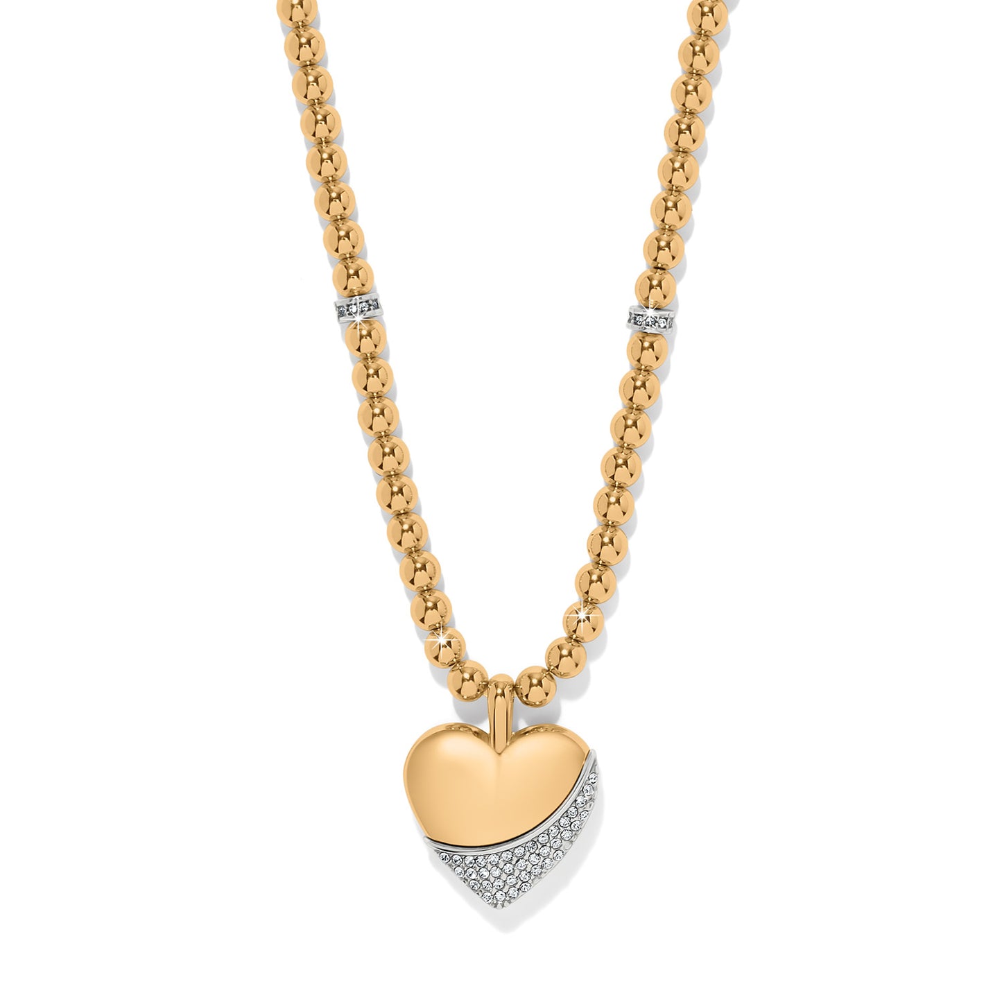 Meridian Petite Wave Heart Necklace