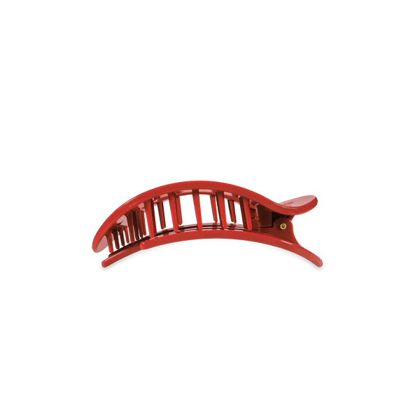 Teleties Hair Clip - Flat Round Small Red Carpet Ready