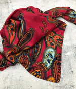 Accessories | Wild Rag Red Paisley Border