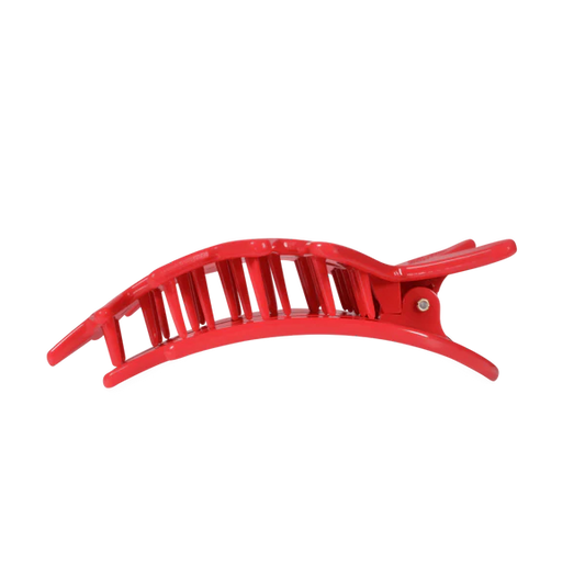 Teleties Hair Clip - Flat Large Red Shooting Star