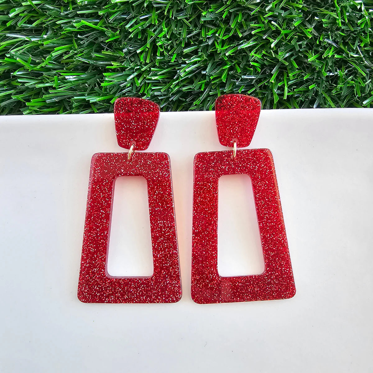 Earrings Avery Red