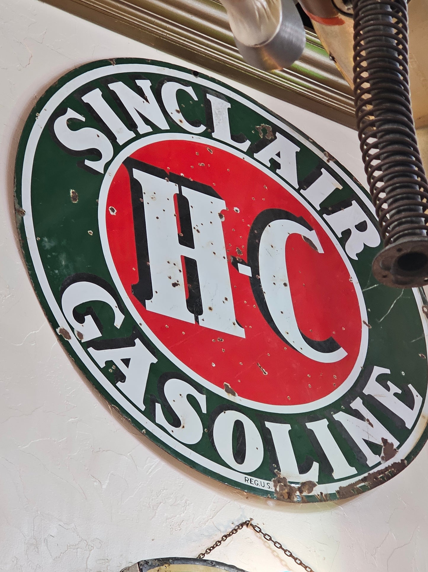 Vintage Metal Sign Sinclair Gasoline