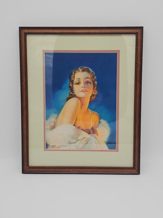 Art | 1932 Pin-Up Scarlet In Fur