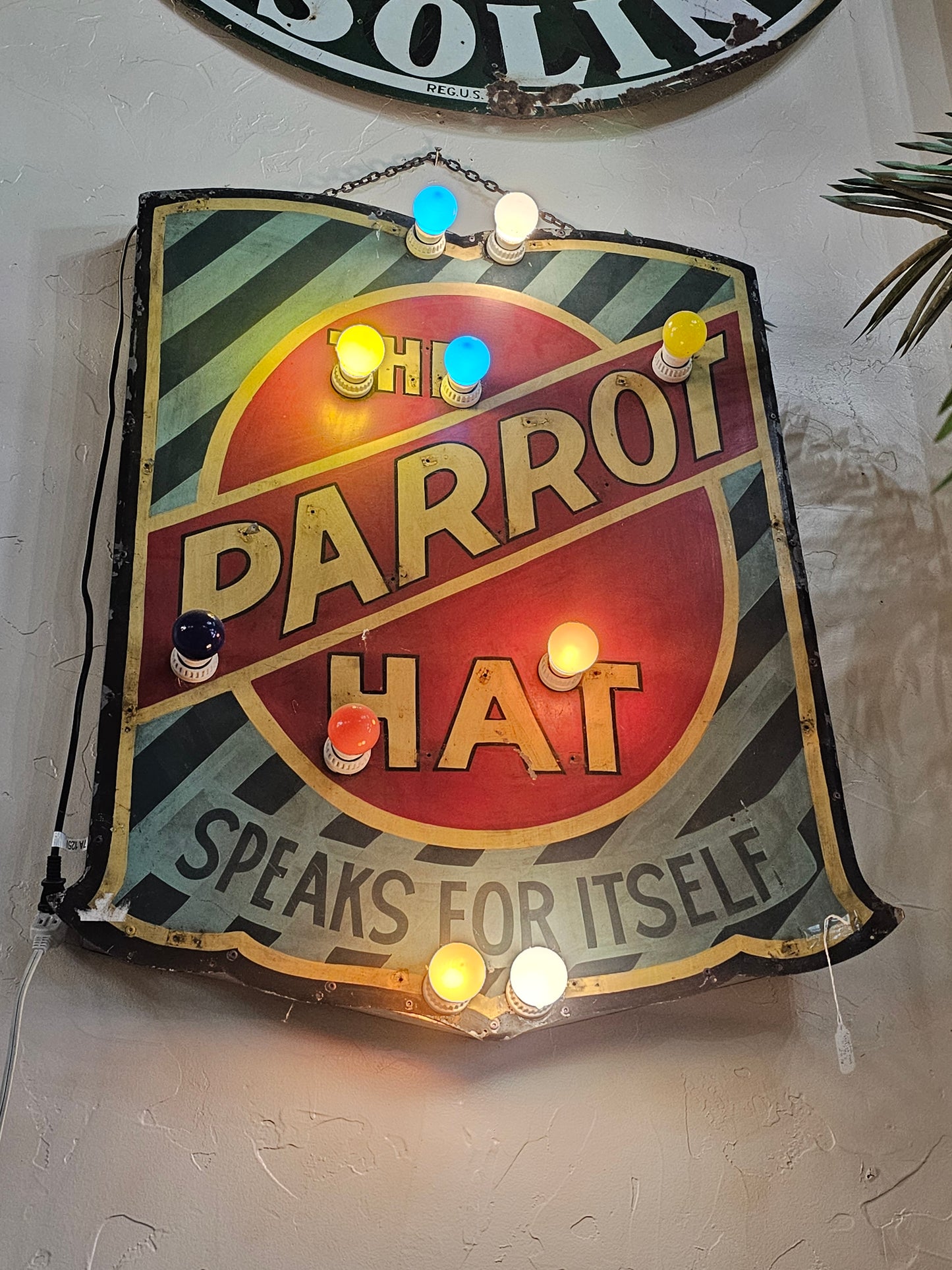 Collectibles | Vintage Parrot Hat Sign