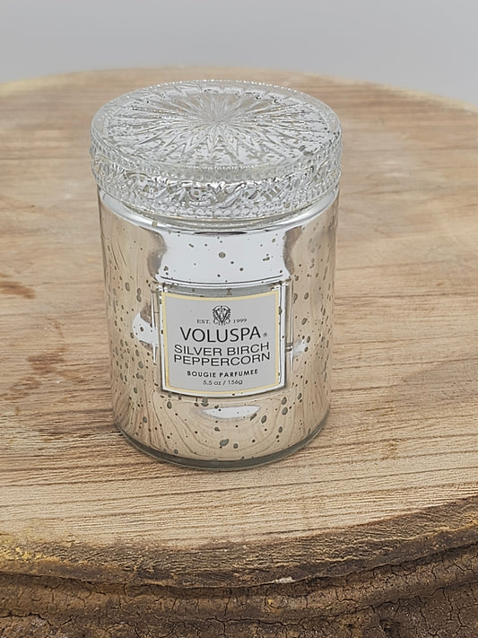 Candle | Voluspa Silver Birch Peppercorn 5.5oz