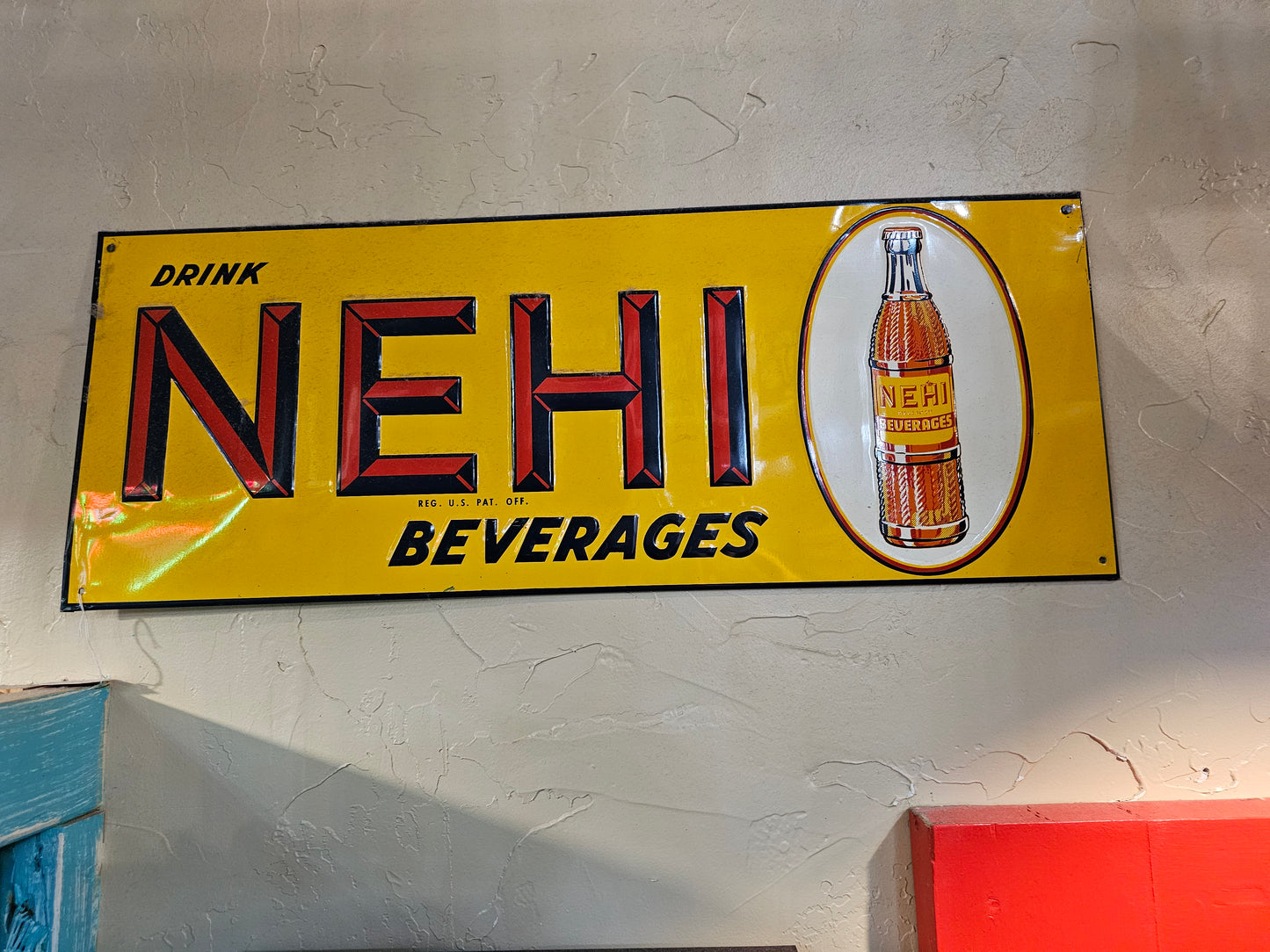 Collectibles | Vintage Nehi Beverages Sign