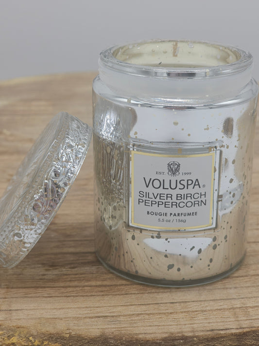 Candle | Voluspa Silver Birch Peppercorn 5.5oz