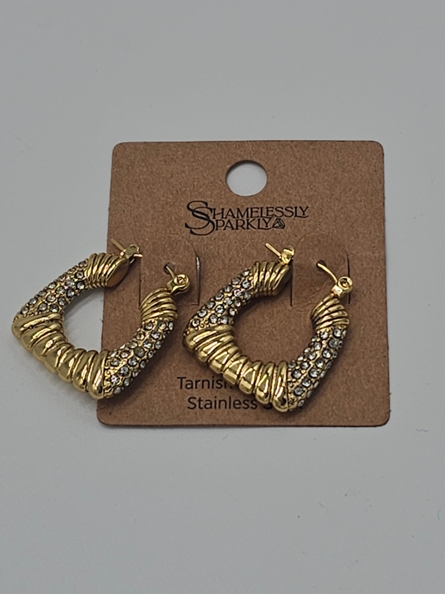 Jewelry | Earrings Stainless Steel Hoop Square/Oval
