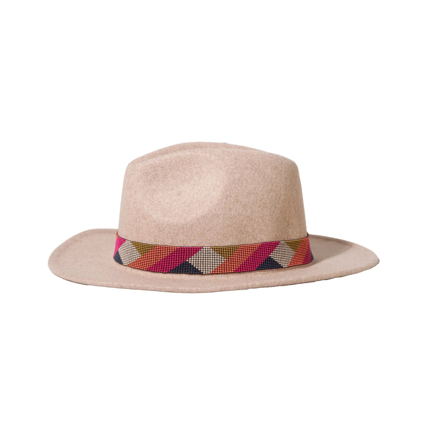 Ink & Alloy Ryan Angles Beaded Stretch Hat Band