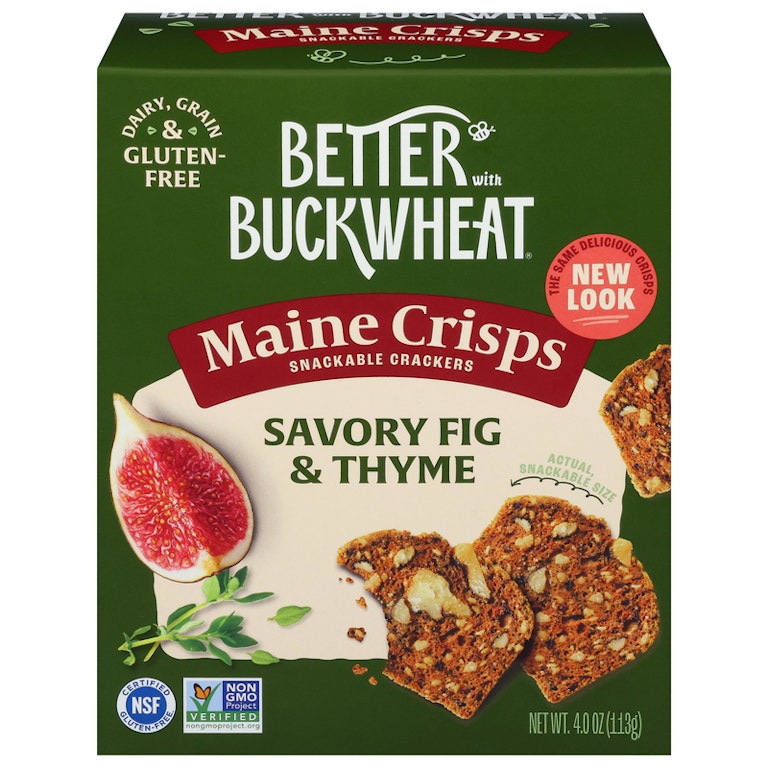 Crackers - Maine Crisps Savory Fig & Thyme