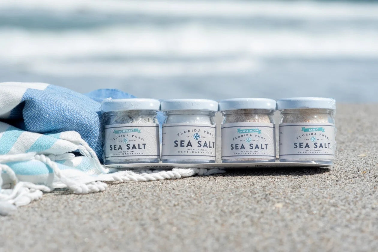 Florida Pure Gourmet Sea Salt Sampler Set