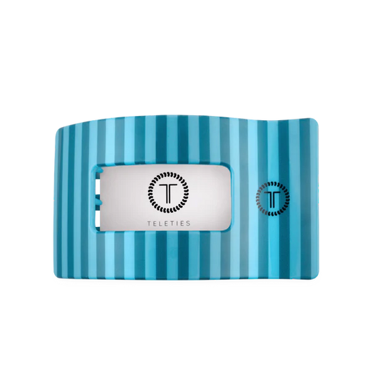 Teleties Hair Clip - Flat Rectangle Large Splash Zone
