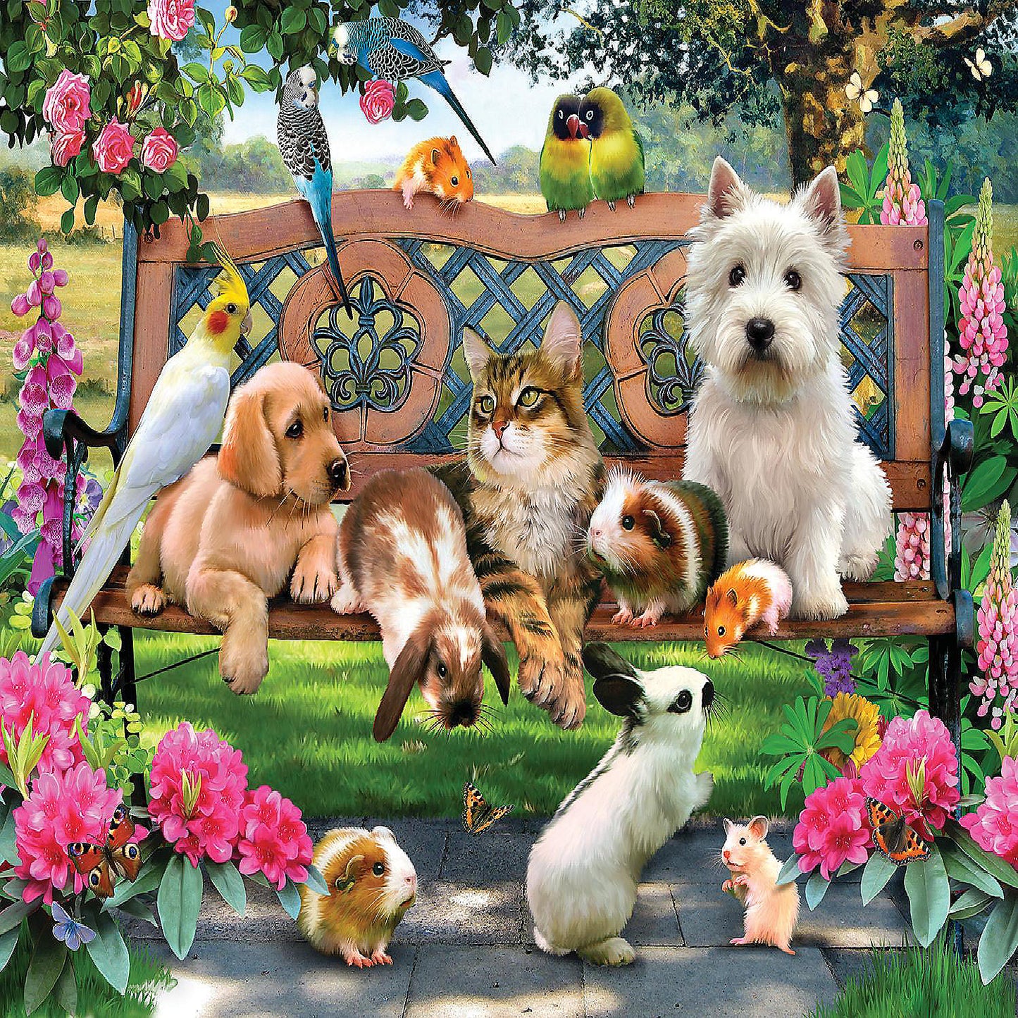 Games | Puzzle- Pets in the Park 300 pc