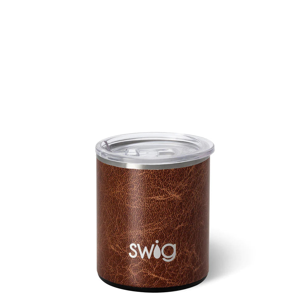 Swig | Leather Lowball 12oz Tumbler