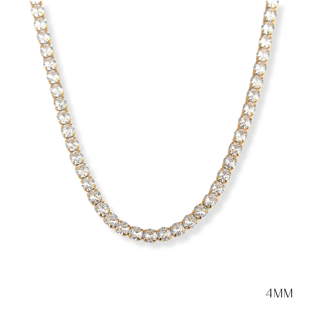 Tennis Necklace 4mm
