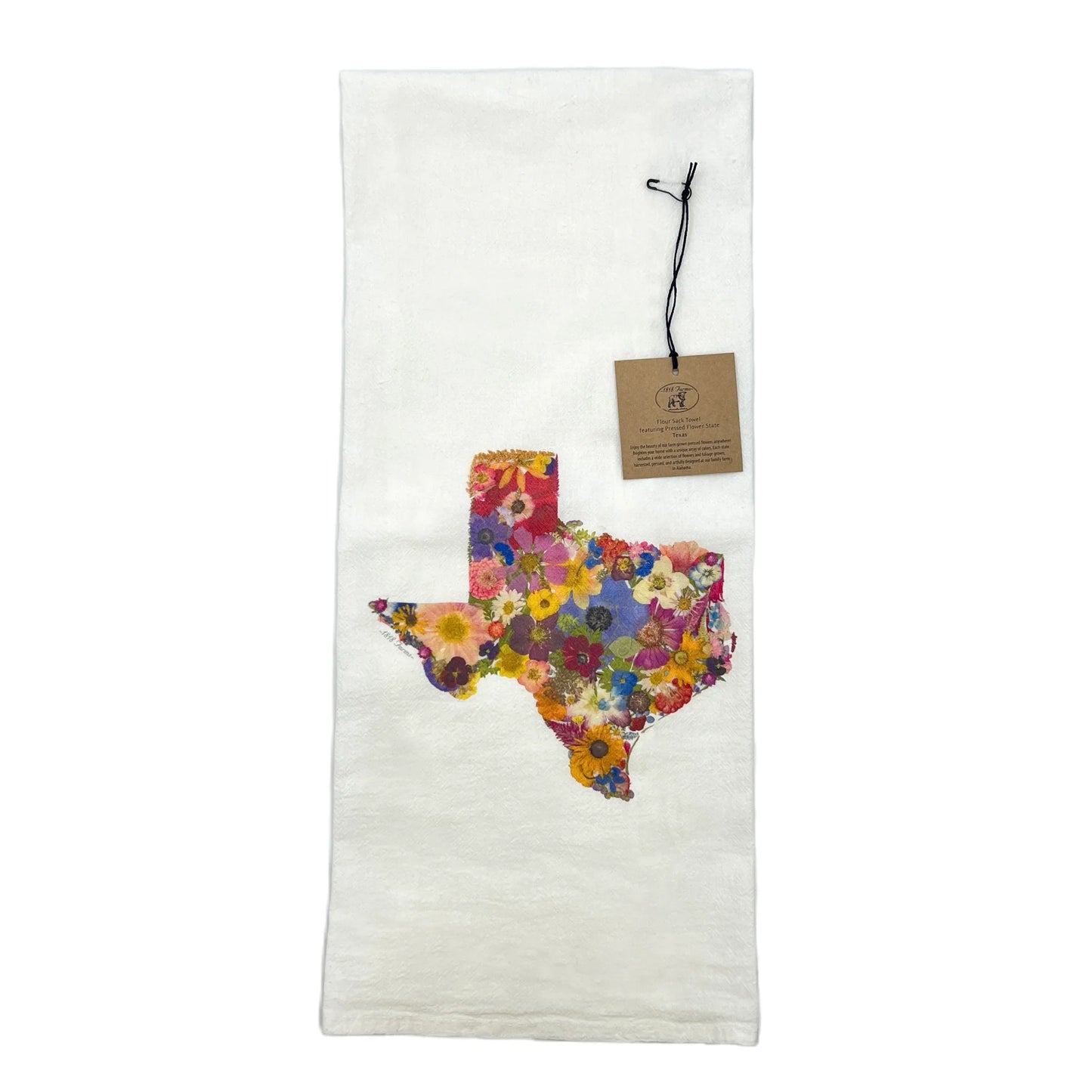 Kitchen Towel - Where I Bloom Texas Flour Sack