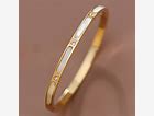 Bracelet - Gold Plated Stainless Steel Bangle