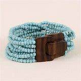 Jewelry | Bracelet Bali Glass Mini Wood Buckle