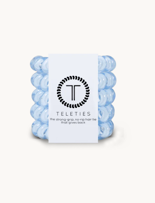 Teleties Tiny Hair Ties • Washed Denim