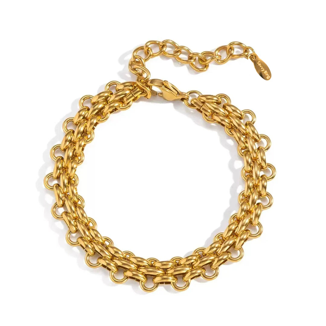 Gold Stacking Bracelet