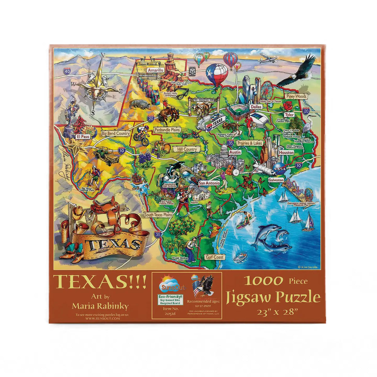 Puzzle - Texas 1000+