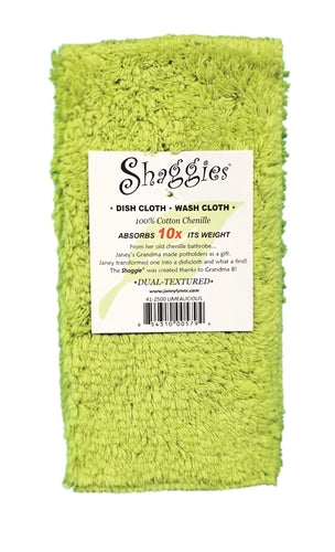 Shaggies Dish Cloth Wash Cloth Limealicous Bertie Olif Boutique