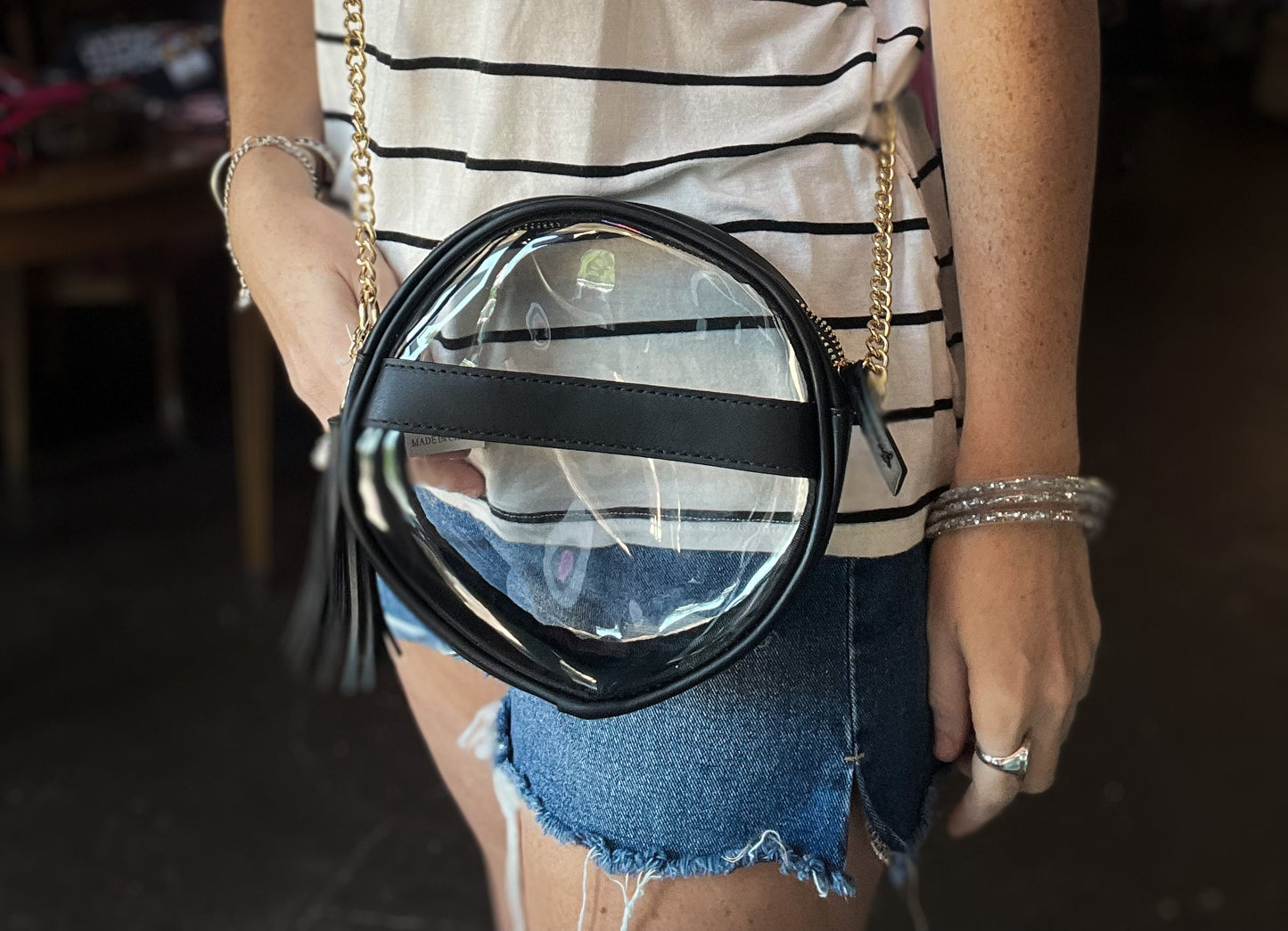 Handbags | Circle Clear Crossbody Bag