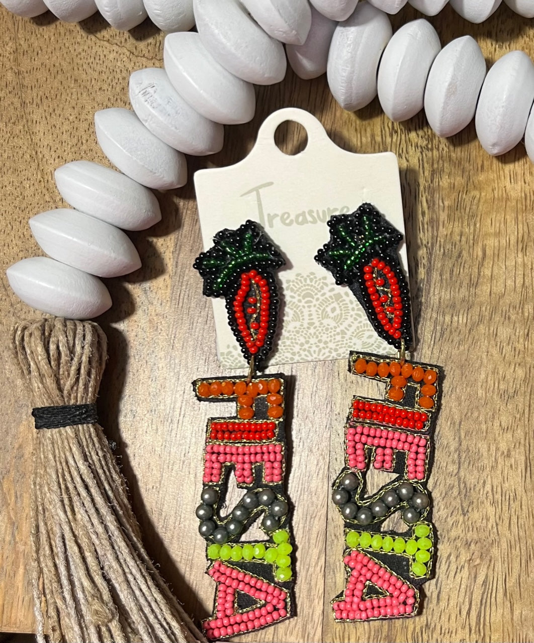 Earrings | Fiesta beaded Earrings