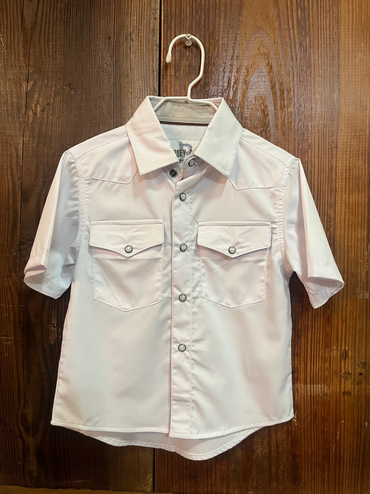 Boys | Rumsey Creek White Reata Cowboy Fit Shirt