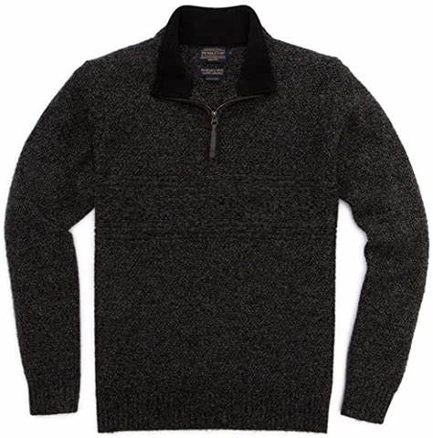 Men's | Pendleton Sweater - Shetland Half Zip Men's Sweater
