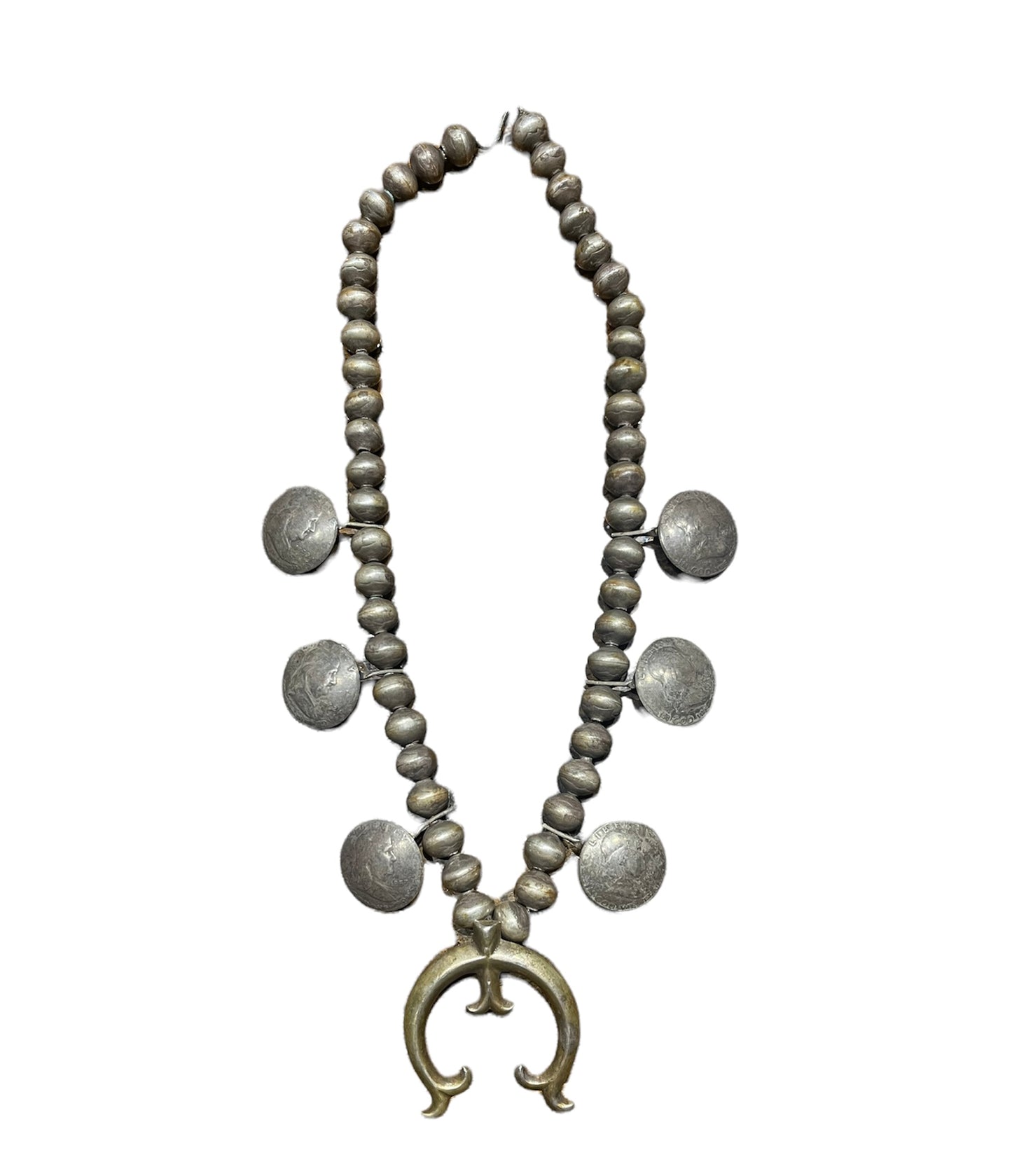 Turquoise | Authentic Coin Squash Blossom