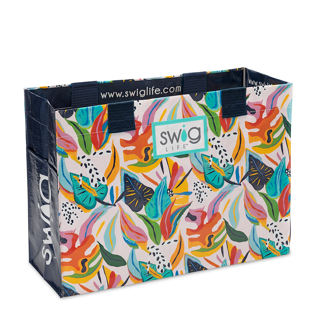 Bags | Swig Tote Calypso Laminated Tote