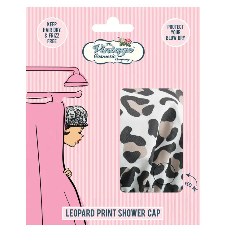 Leopard Shower Cap