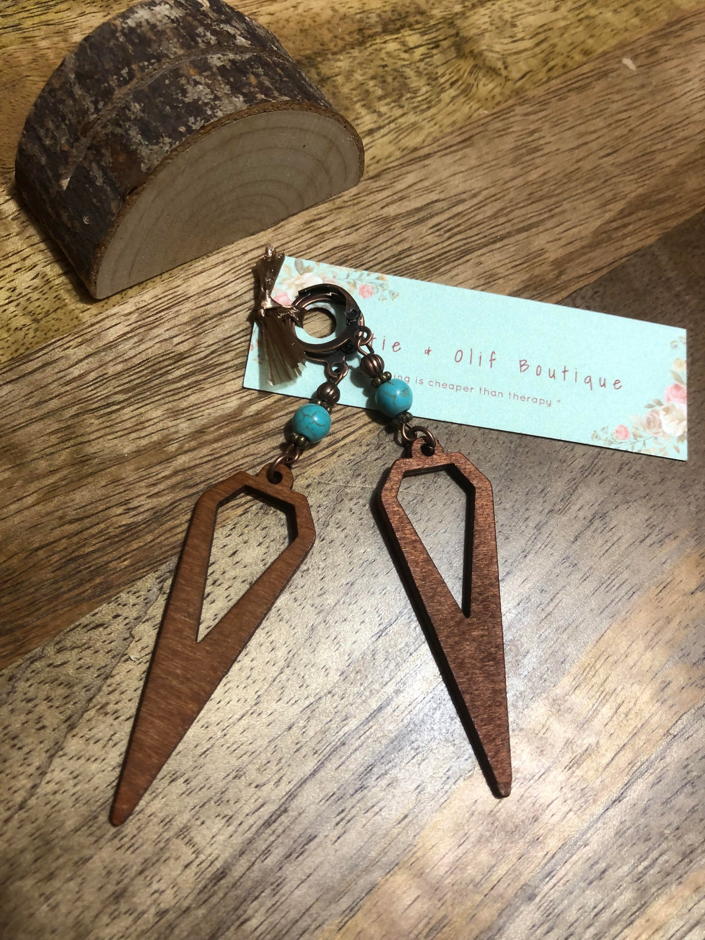 Earrings | Bohemian Wooden Earrings