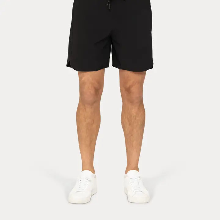 Men&#39;s Clothing | Mono B Men Black Essential Active Shorts