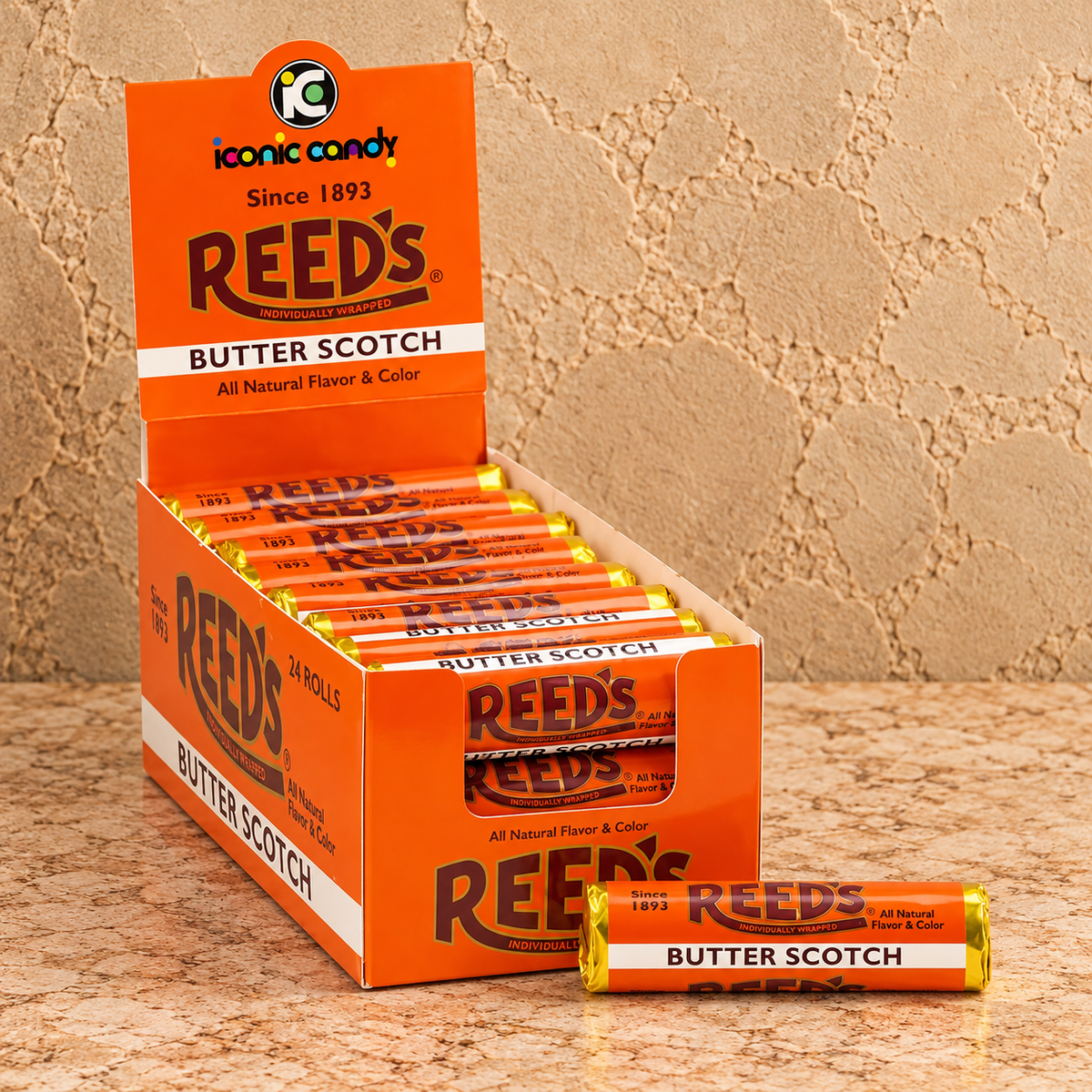 Candy - Butterscotch Hard Roll