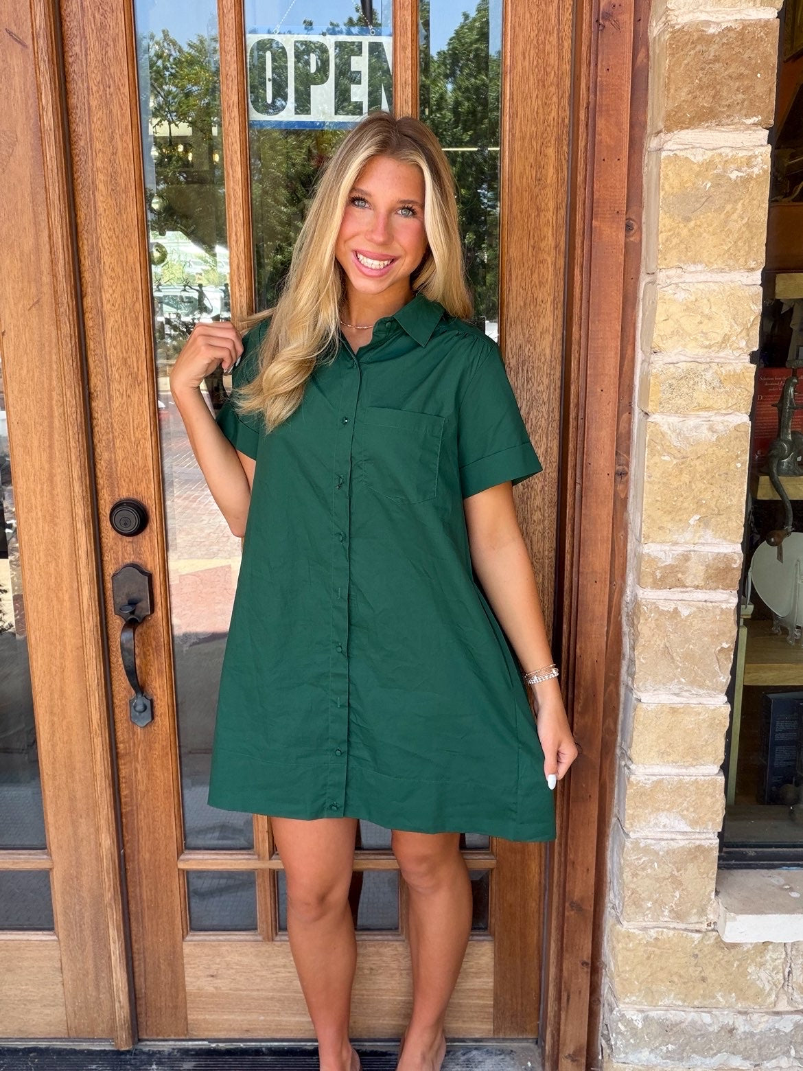Dress - Yamina Emerald Mini