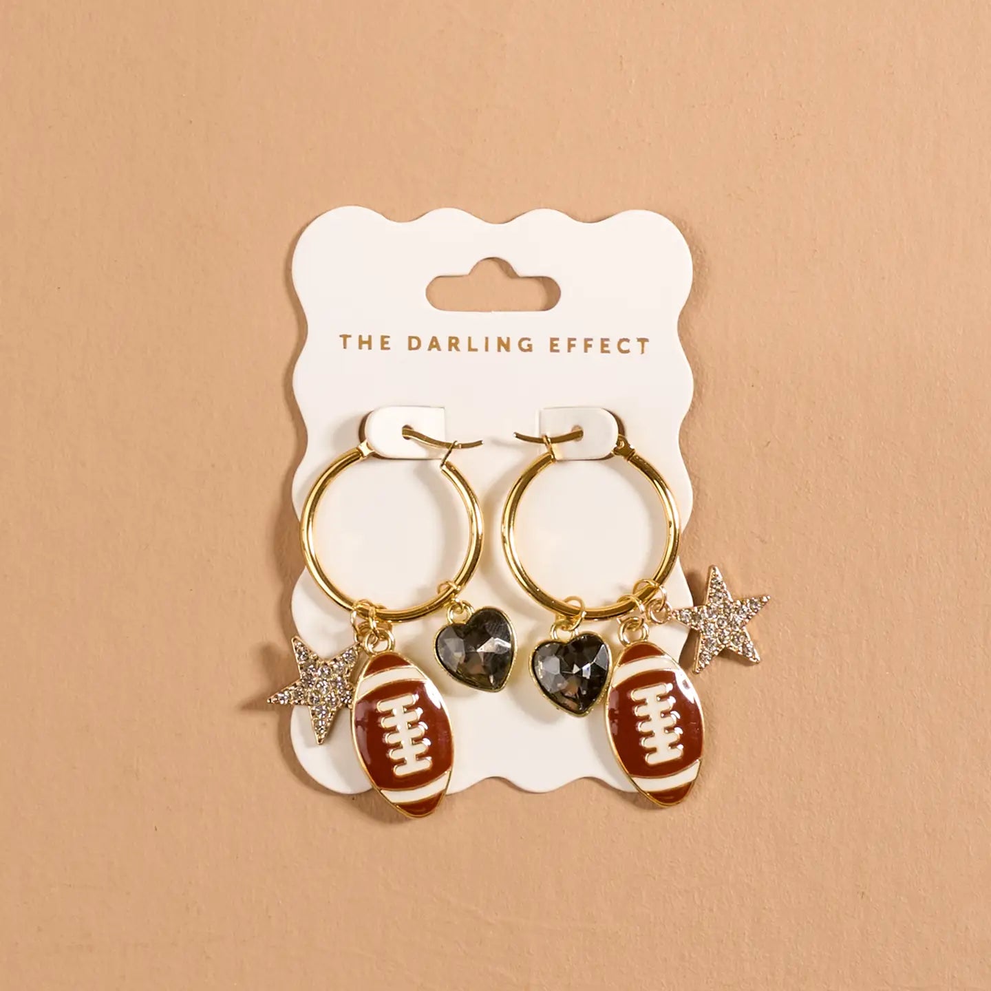 Game Day Signature Hoop Earrings